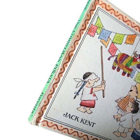 The Christmas Pinata By Jack Kent Parents Magazine Press 1975 Hardback Vintage - Picture 8 of 8